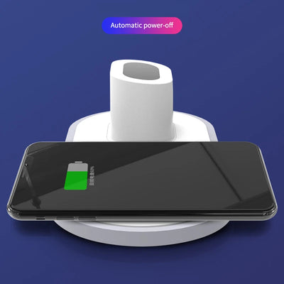 Cargador Inalámbrico 3 en 1 para Teléfono, Reloj y Auriculares - Image 10