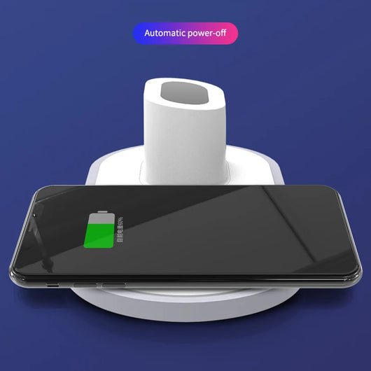 Cargador Inalámbrico 3 en 1 para Teléfono, Reloj y Auriculares - Image 10