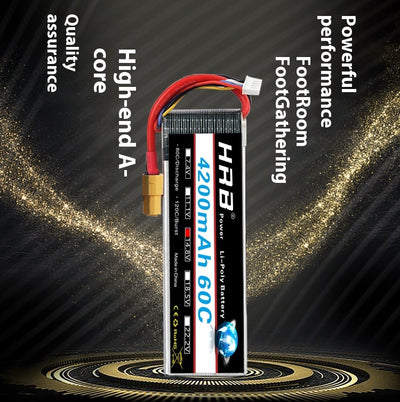 Batería Lithium HRB 5200mAh para Drones TEC5 - Alta Capacidad - Image 6