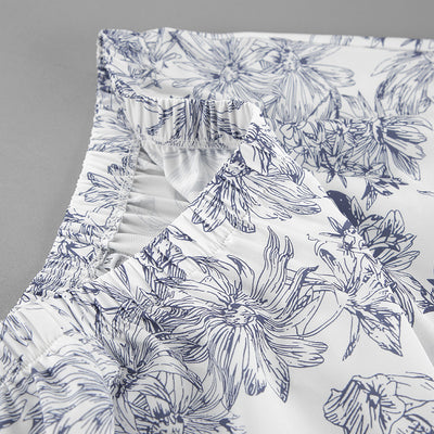 Conjunto de Dos Piezas: Camisa Estampada con Cordones y Manga Larga Holgada - Image 13