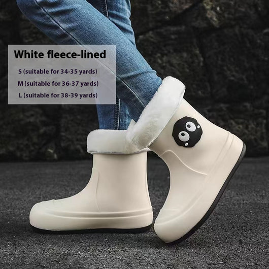 Botas de Lluvia Coreanas con Diseño Kawaii y Suela Antideslizante para Mujer - Image 20