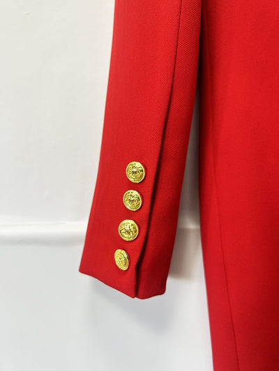 Blazer Elegante Verde Esmeralda con Escote Profundo y Bordado Artesanal - Image 20