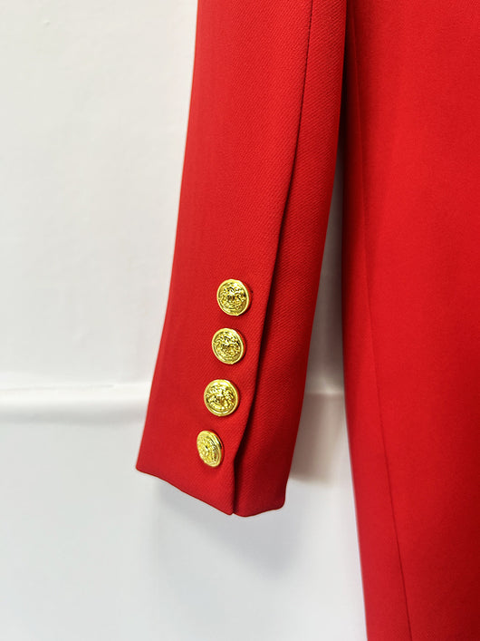 Blazer Elegante Verde Esmeralda con Escote Profundo y Bordado Artesanal - Image 20
