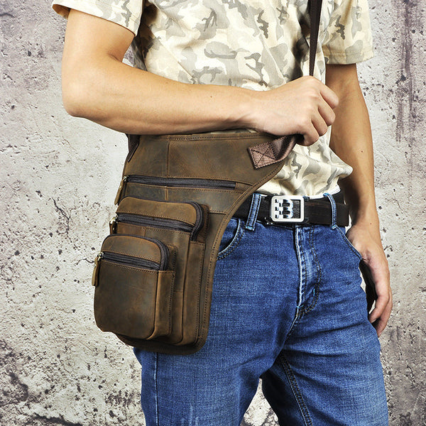 Bolsa de Cintura Retro para Cámara y Teléfono - Estilo Outdoor