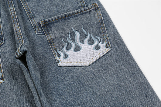 Jeans Rotos Sueltos Estilo Urbano para Hombre - Image 9