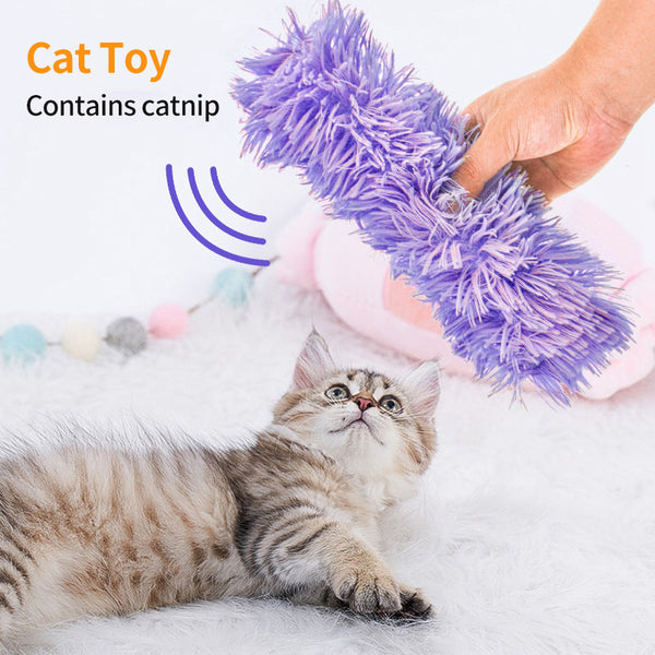 Juguete de Felpa para Gatos con Catnip - Mordedor Interactivo
