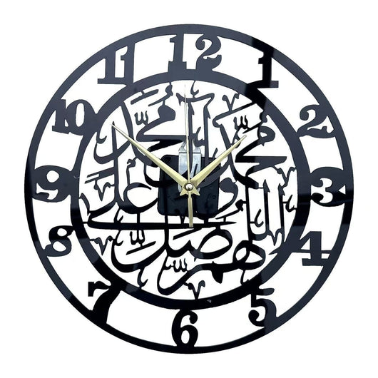 Reloj de Pared Acrílico Negro Aven - Decoración Moderna - Image 3