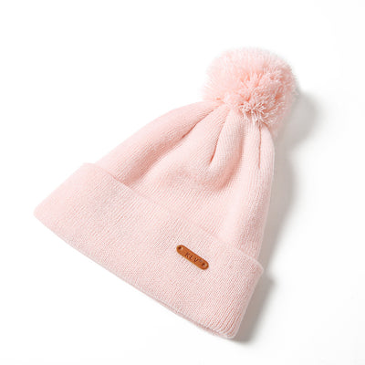 Sudadera con Capucha de Lana Pura Color Cálido con Pompón - Image 2