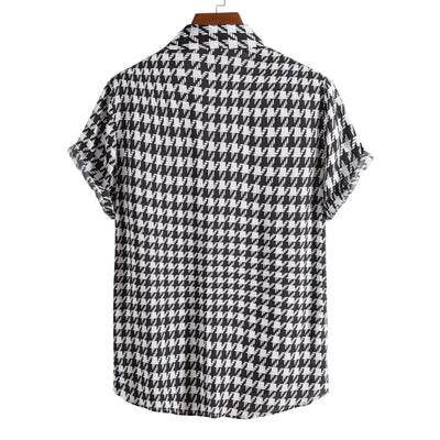 Camisa Estampada de Algodón Manga Corta - Image 4