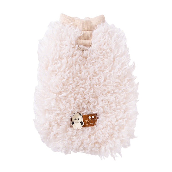 Abrigo Cálido para Mascotas Pequeñas con Diseño de Oveja Esponjosa y Panda - Image 9