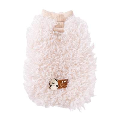 Abrigo Cálido para Mascotas Pequeñas con Diseño de Oveja Esponjosa y Panda - Image 9