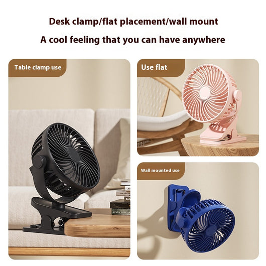 Ventilador Portátil USB Silencioso con Carga - Ideal para Estudiantes y Oficina - Image 4