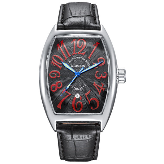 Reloj Automático Mecánico Diseño Barril de Vino - Image 13