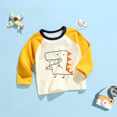 Camiseta Infantil de Algodón Puro con Manga Larga - Image 9