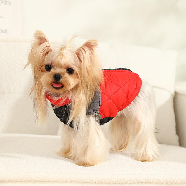 Traje de Esquí Acolchado Impermeable con Diseño Geométrico y Forro Térmico