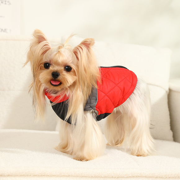 Traje de Esquí Acolchado Impermeable con Diseño Geométrico y Forro Térmico