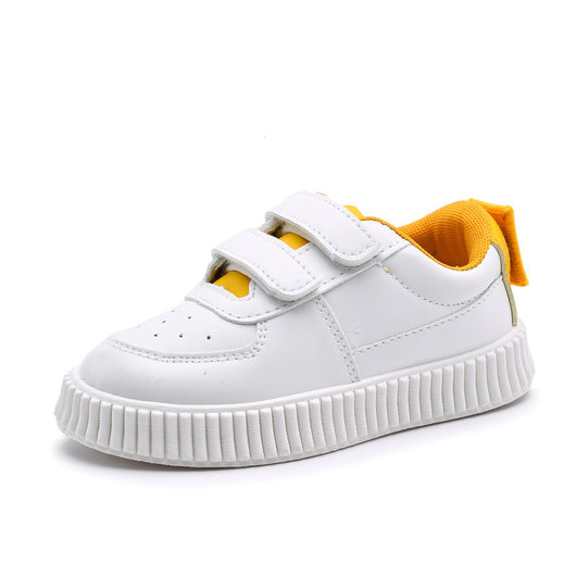 Tenis Blancos Infantiles con Velcro - Image 7