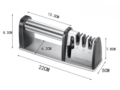 Afilador de Cuchillos 4 en 1 con 3 Etapas - Máquina de Afilado Profesional para Cocina - Image 9