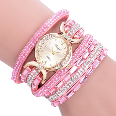 Reloj de Pulsera para Mujer con Brillantes - Elegancia Casual - Image 7