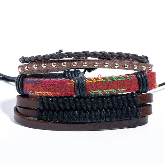 Pulsera Étnica Artesanal Multicapa - Image 3