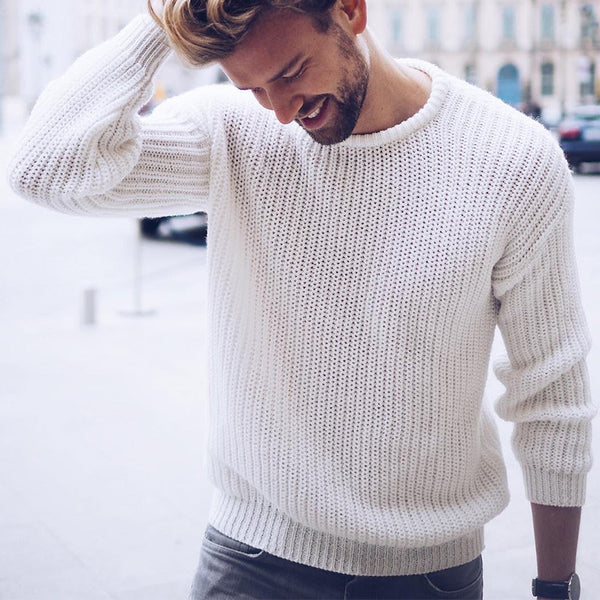 Suéter Tejido Liso para Hombre