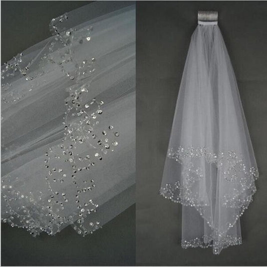 Vestido de Novia con Pedrería y Lentejuelas Brillante - Image 2