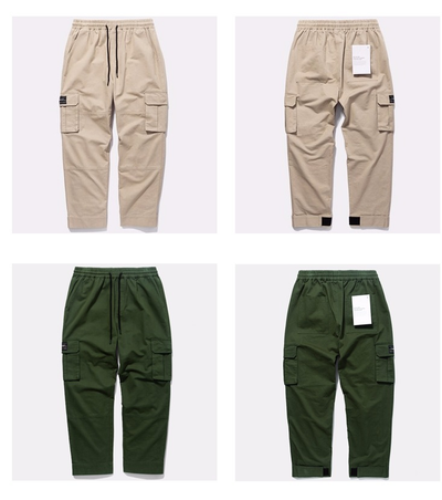 Pantalones Harén Cargo Hip Hop con Múltiples Bolsillos - Estilo Urbano Relajado - Image 6