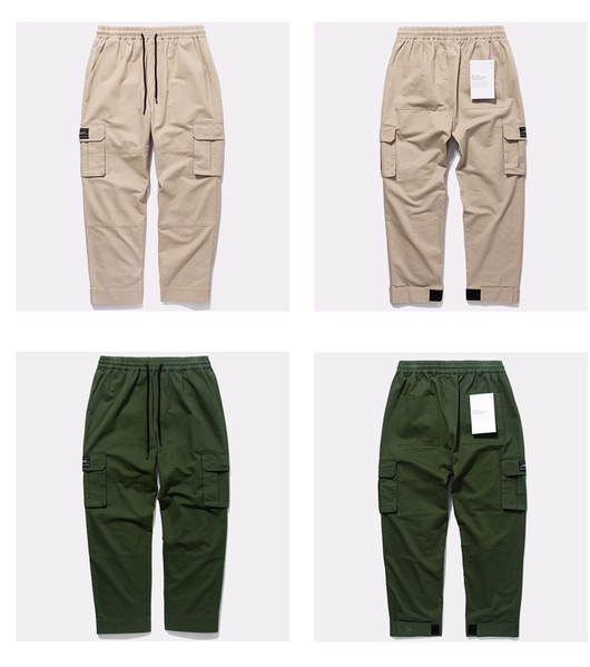 Pantalones Harén Cargo Hip Hop con Múltiples Bolsillos - Estilo Urbano Relajado - Image 6