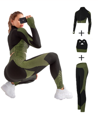 Conjunto Deportivo Yoga para Mujer - Traje Completo Gym - Image 19