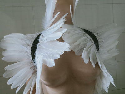 Capa Chal Pluma Elegante - Abrigo Ligero Versátil - Image 6