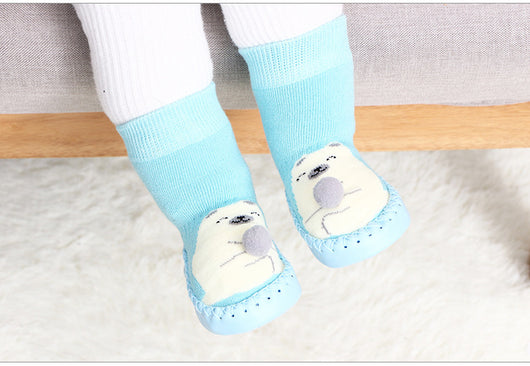 Calcetines Antideslizantes de Algodón para Niños con Diseños Animados - Image 9