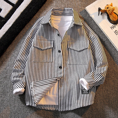 Chaqueta Infantil Coreana Plus Terciopelo Primavera Otoño Tendencia - Image 13