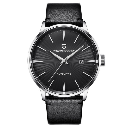 Reloj Mecánico Automático de Cuero Impermeable