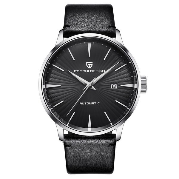 Reloj Mecánico Automático de Cuero Impermeable