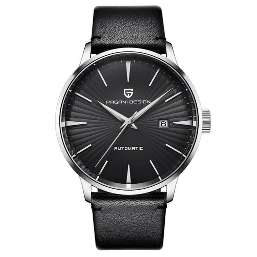 Reloj Mecánico Automático de Cuero Impermeable