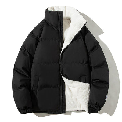 Abrigo de Cuello Alto para Parejas - Chaqueta Térmica Gruesa y Acolchada Unisex - Image 5