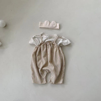 Enterizo Infantil de Tirantes con Rayas Verticales - Colección Verano - Image 16