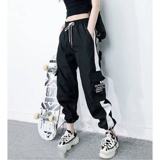 Pantalón Ancho Hip Hop con Corset - Estilo Urban