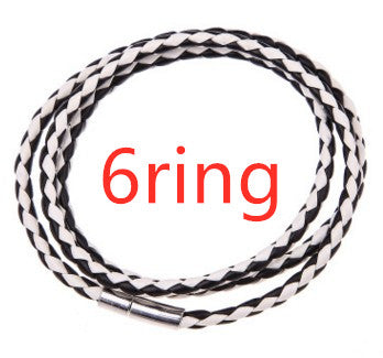 Pulsera de Cuero Trenzado Personalizada para Hombre con Nombre y Acero Inoxidable - Image 18