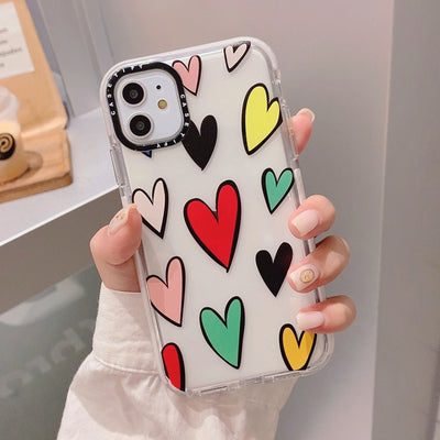 Funda Protectora para Celular Anti-Caídas con Diseño Romántico - Image 4