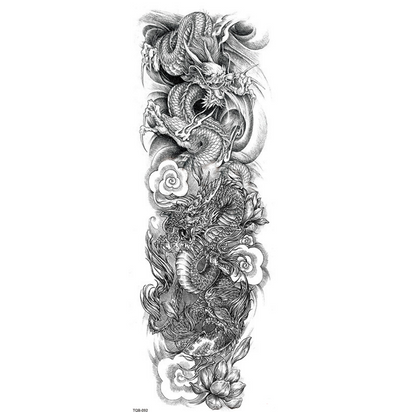 Tatuaje Temporal Impermeable de Brazo Completo - Image 15