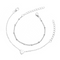 Personality love fashion bracelet silvery
