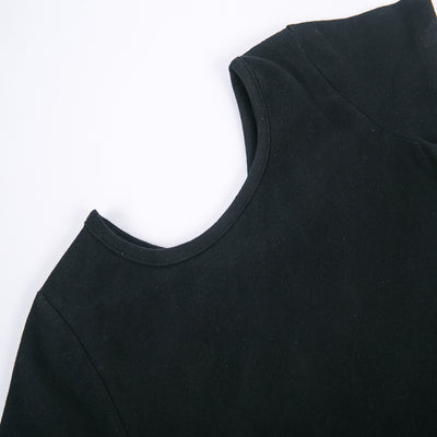 Conjunto Infantil de Moda: Playera Negra + Pantalón Rayas Ancho - Image 5