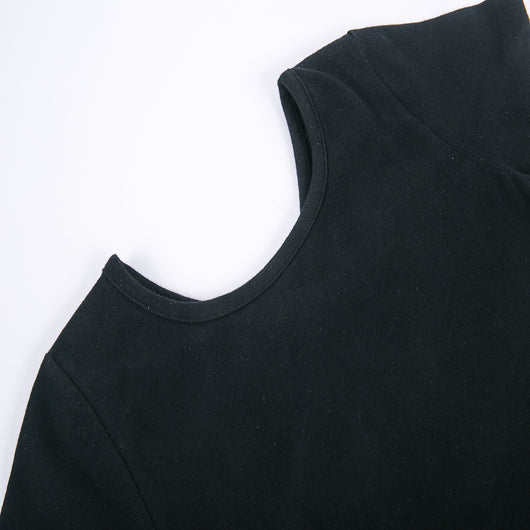 Conjunto Infantil de Moda: Playera Negra + Pantalón Rayas Ancho - Image 5