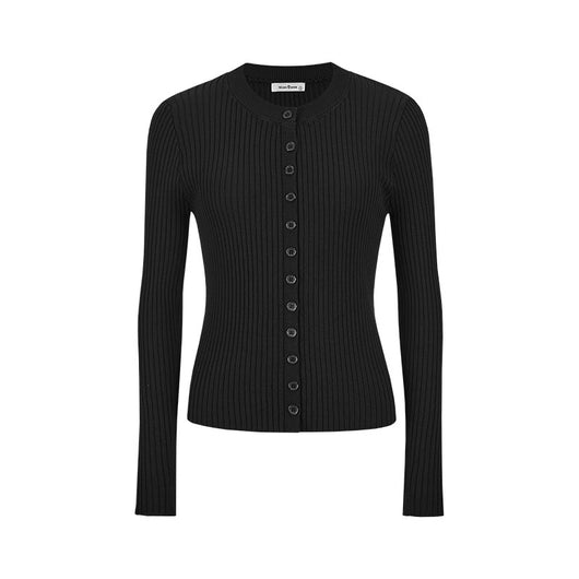 Cardigan Tejido Abotonado para Mujer con Chaleco Integrado - Image 8