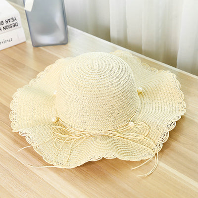 Sombrero de Playa Plegable con Lazo para Mujer - Protección Solar Verano - Image 15