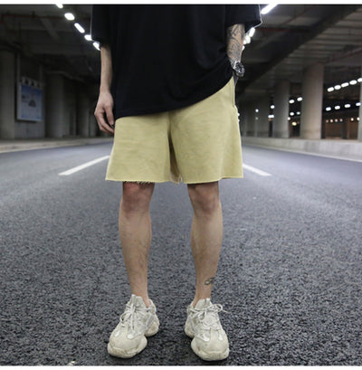 Shorts de Algodón Terry Liso Oversized - Image 7