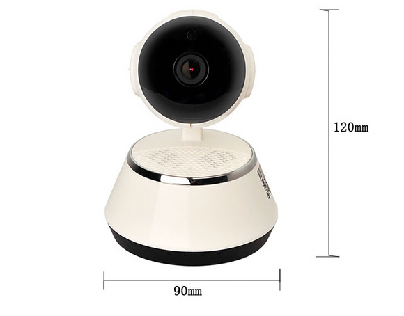 Cámara IP WiFi 720P para Seguridad del Hogar con Micrófono y Ranura Micro SD