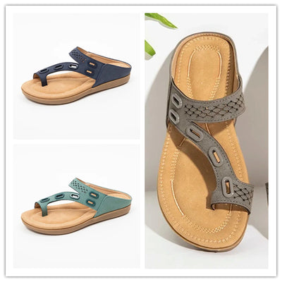 Zapatos Casuales Planos para Mujer con Costura de Cuero y Metal - Image 13