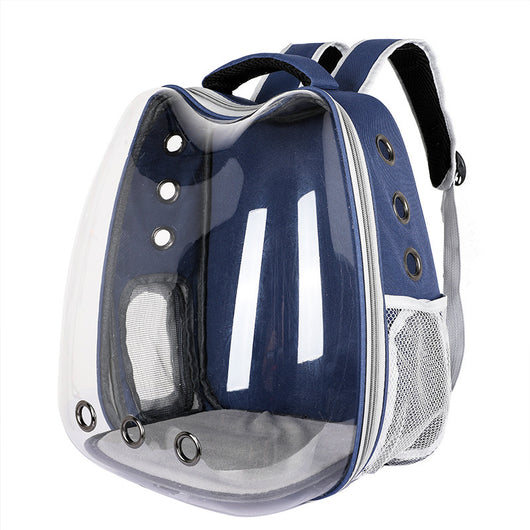 Mochila Transportadora Transparente para Gatos - Portátil y Segura - Image 9